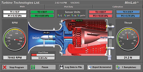 Turbo Jet Engine Lab Software
