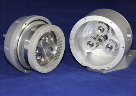 disassembled planetary gear-box